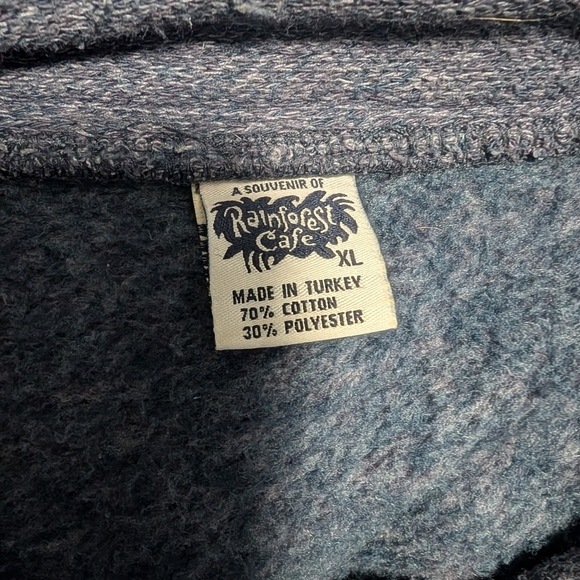 RAINFOREST Orlando Men's Gray Hoodie Size XL (EUC) - Picture 3 of 6